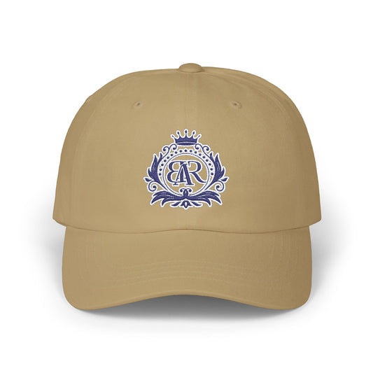 Vintage Monogram Crest Classic Dad Cap Hat