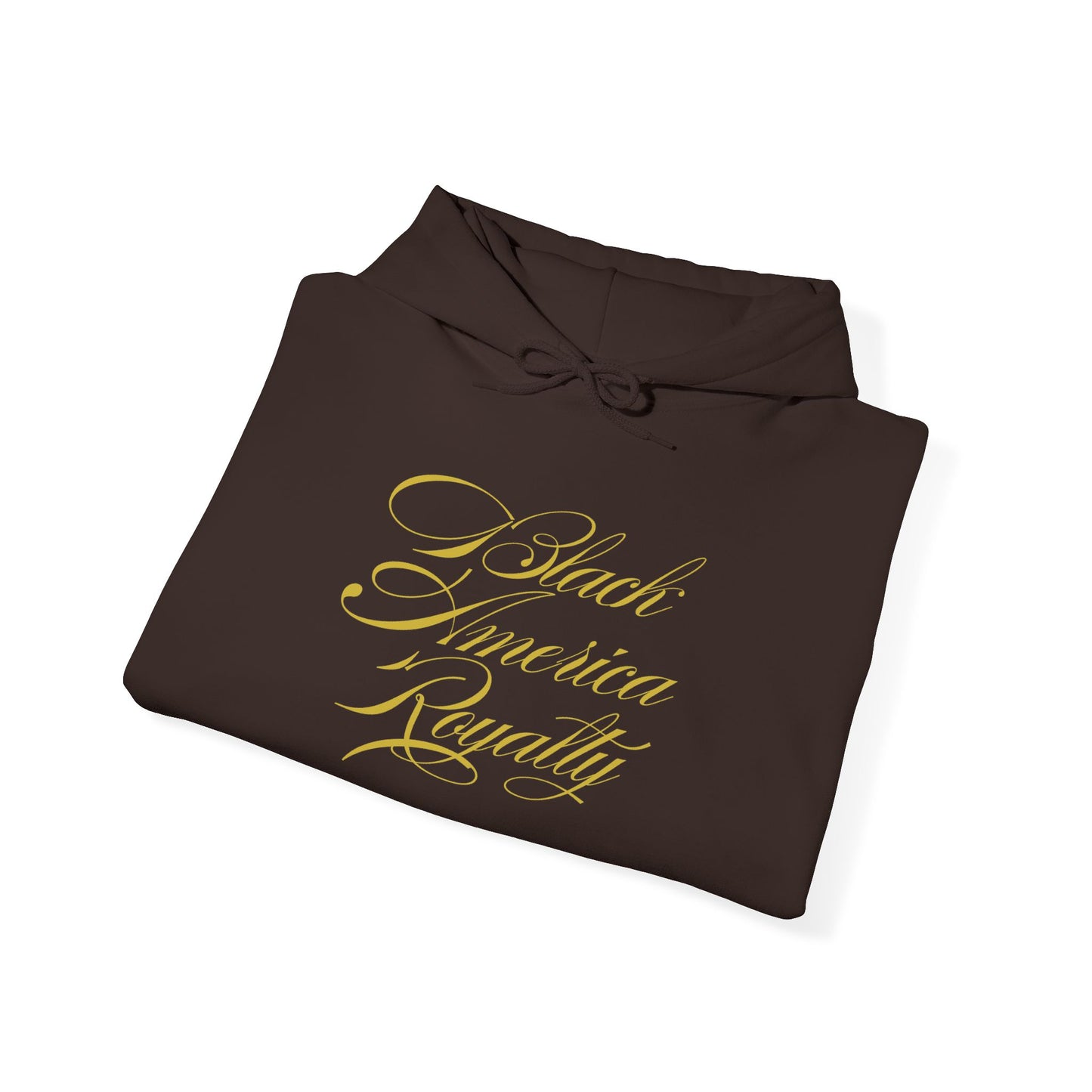 BAR Signature Pullover Hoodie - Gold Print – Premium Black Cultural Wear