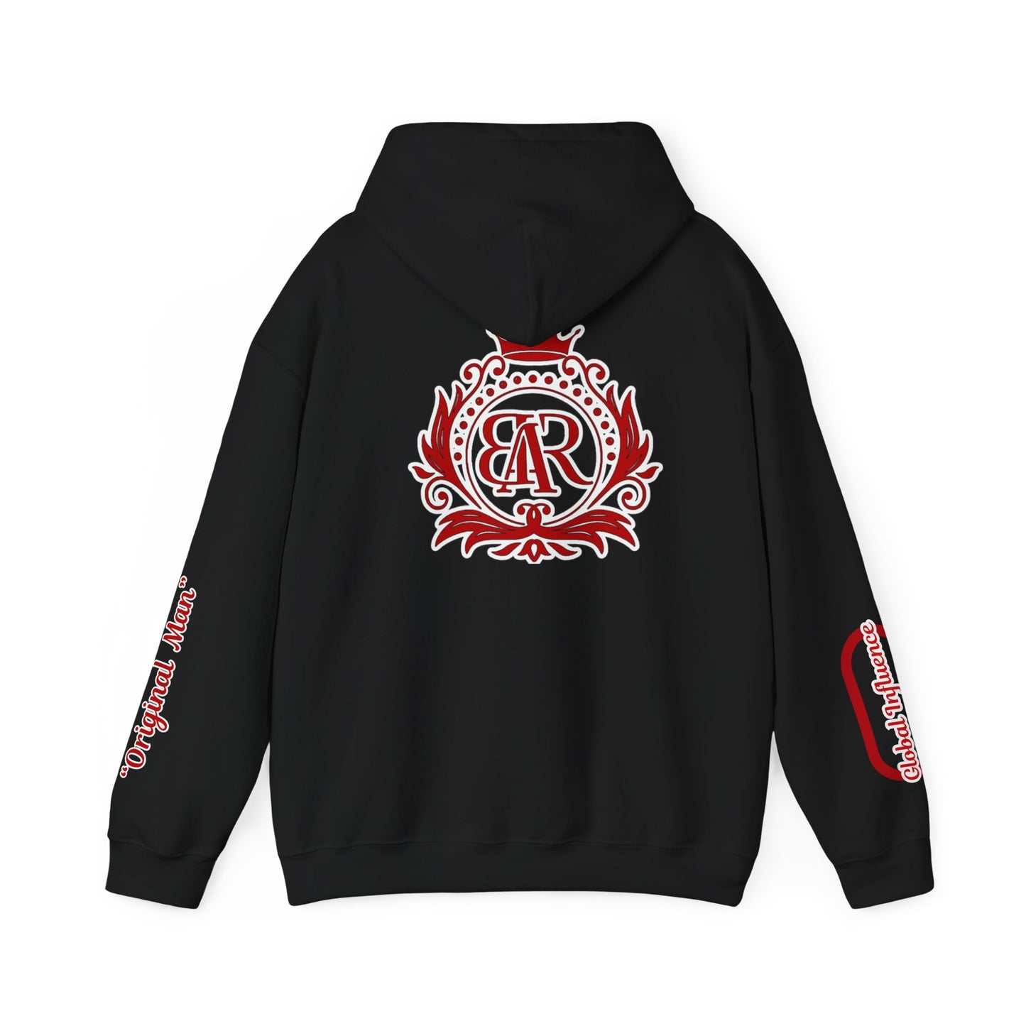 Black America Cultural Streetwear Hoodie for Men Women, Afrocentric Pullover Sweatshirt, Front, Back & Sleeve Designer Prints