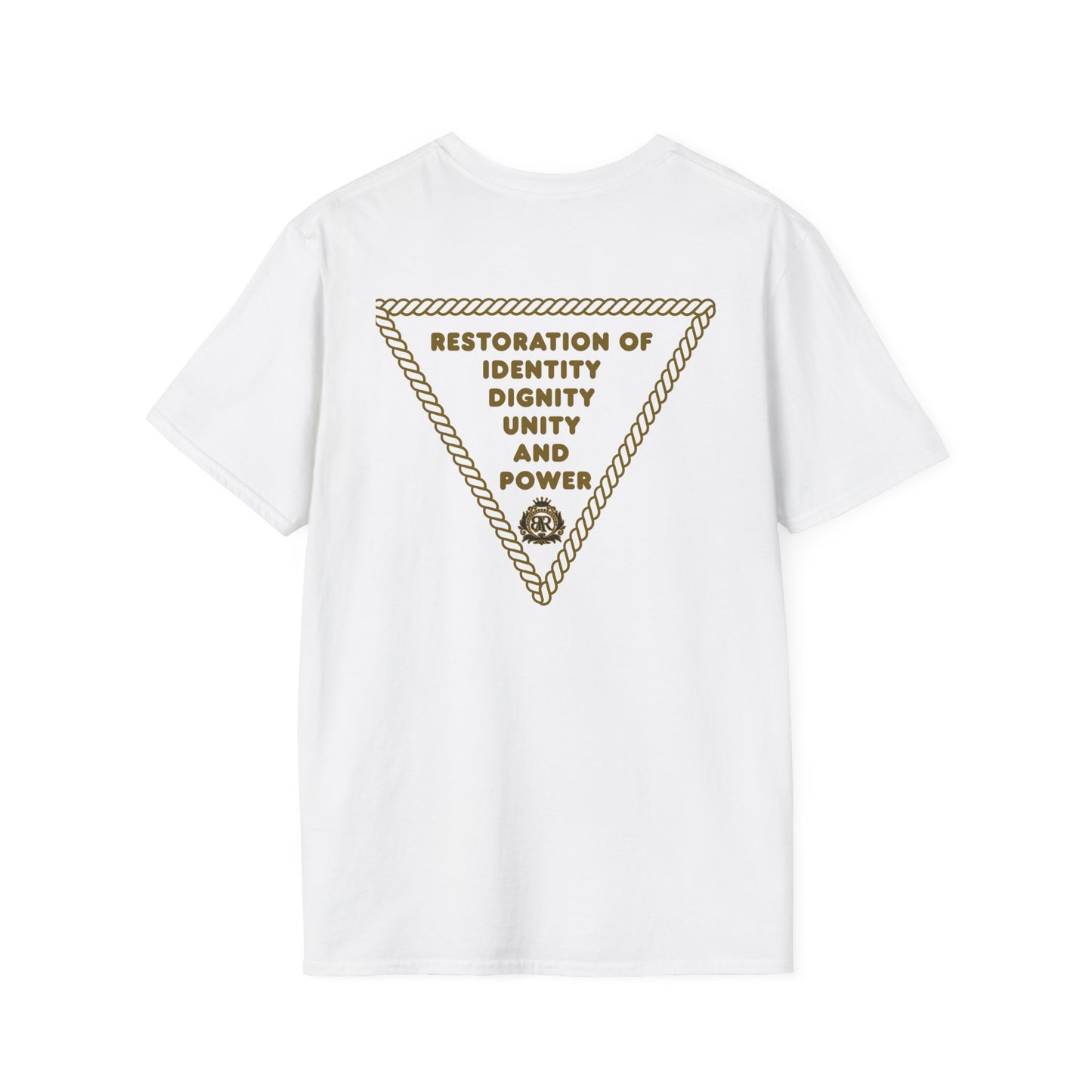Black America Royalty T-Shirt — Restoration of Identity, Dignity, Unity and Power Tee