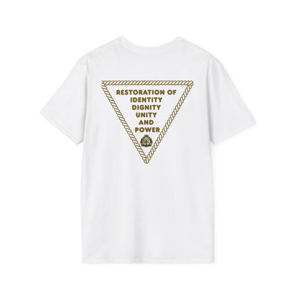 Black America Royalty T-Shirt — Restoration of Identity, Dignity, Unity and Power Tee