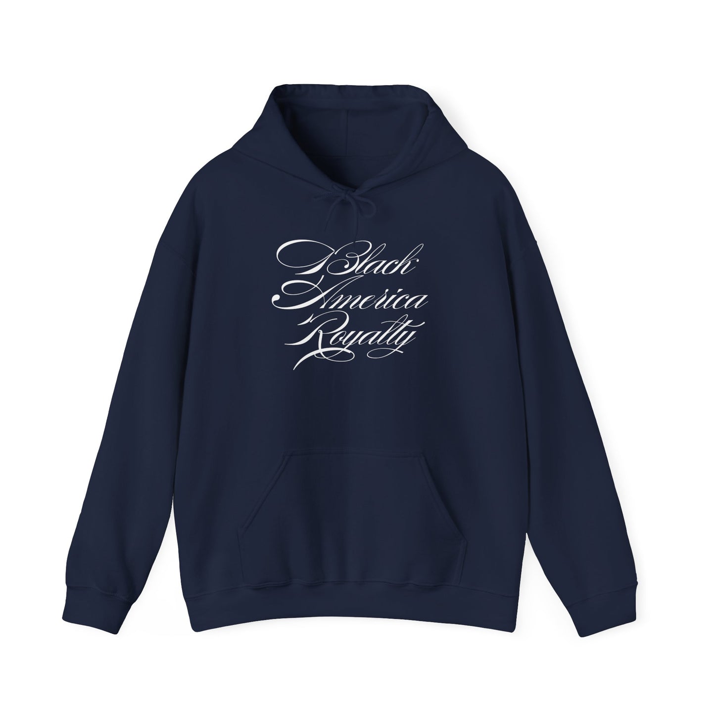 Black America Royalty Signature Pullover Hoodie – Premium Streetwear for Kings & Queens