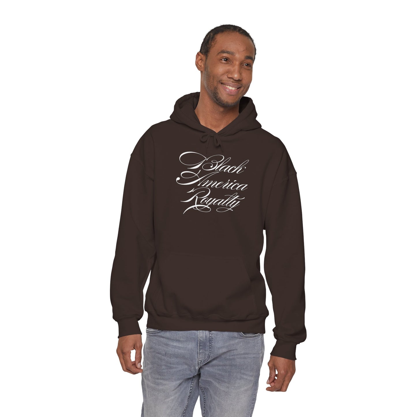 Black America Royalty Signature Pullover Hoodie – Premium Streetwear for Kings & Queens