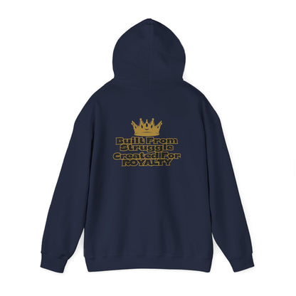 Black America Royalty Hoodie — "Built From Struggle, Created For Royalty" Pullover