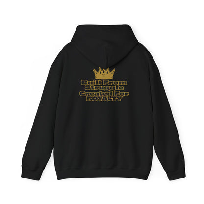 Black America Royalty Hoodie — "Built From Struggle, Created For Royalty" Pullover