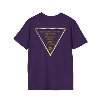 Black America Royalty T-Shirt — Restoration of Identity, Dignity, Unity and Power Tee