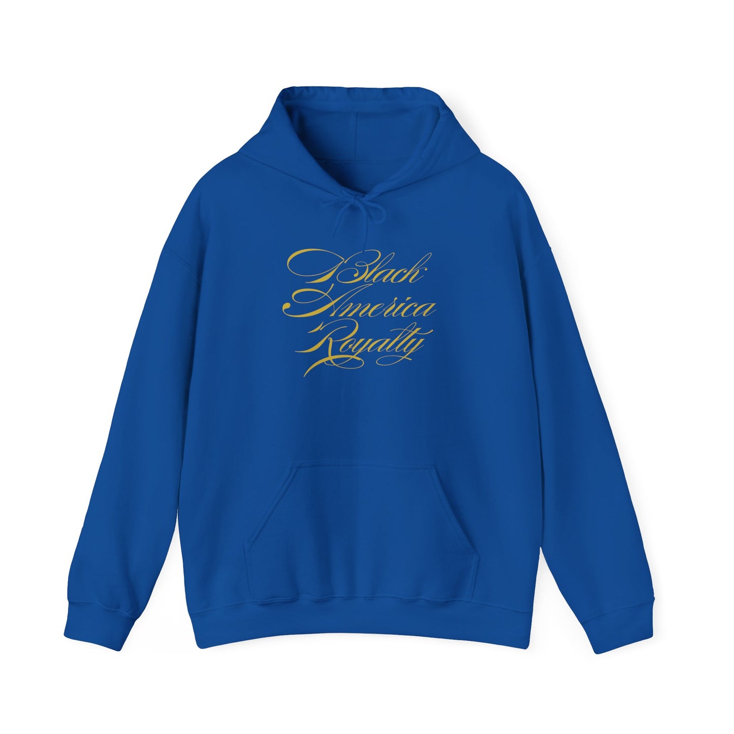 BAR Signature Pullover Hoodie - Gold Print – Premium Black Cultural Wear