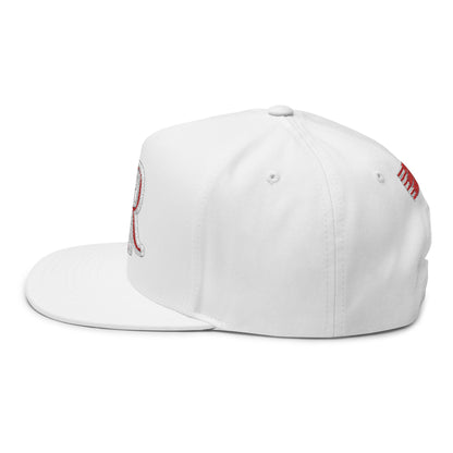 Snapback Mens Hat for Men Women Embroidered Streetwear Cap, Adjustable High-Profile 5-Panel Cotton Twill Hat