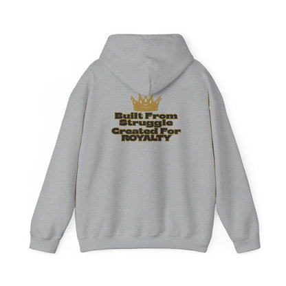 Black America Royalty Hoodie — "Built From Struggle, Created For Royalty" Pullover