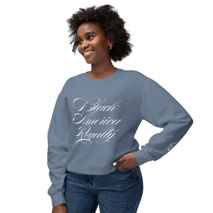 Black America Royalty Crewneck Sweatshirt – Premium Fitted Cultural Streetwear