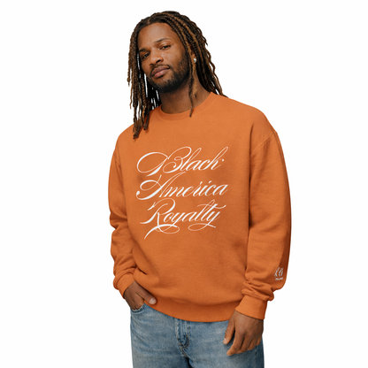 Black America Royalty Crewneck Sweatshirt – Premium Fitted Cultural Streetwear