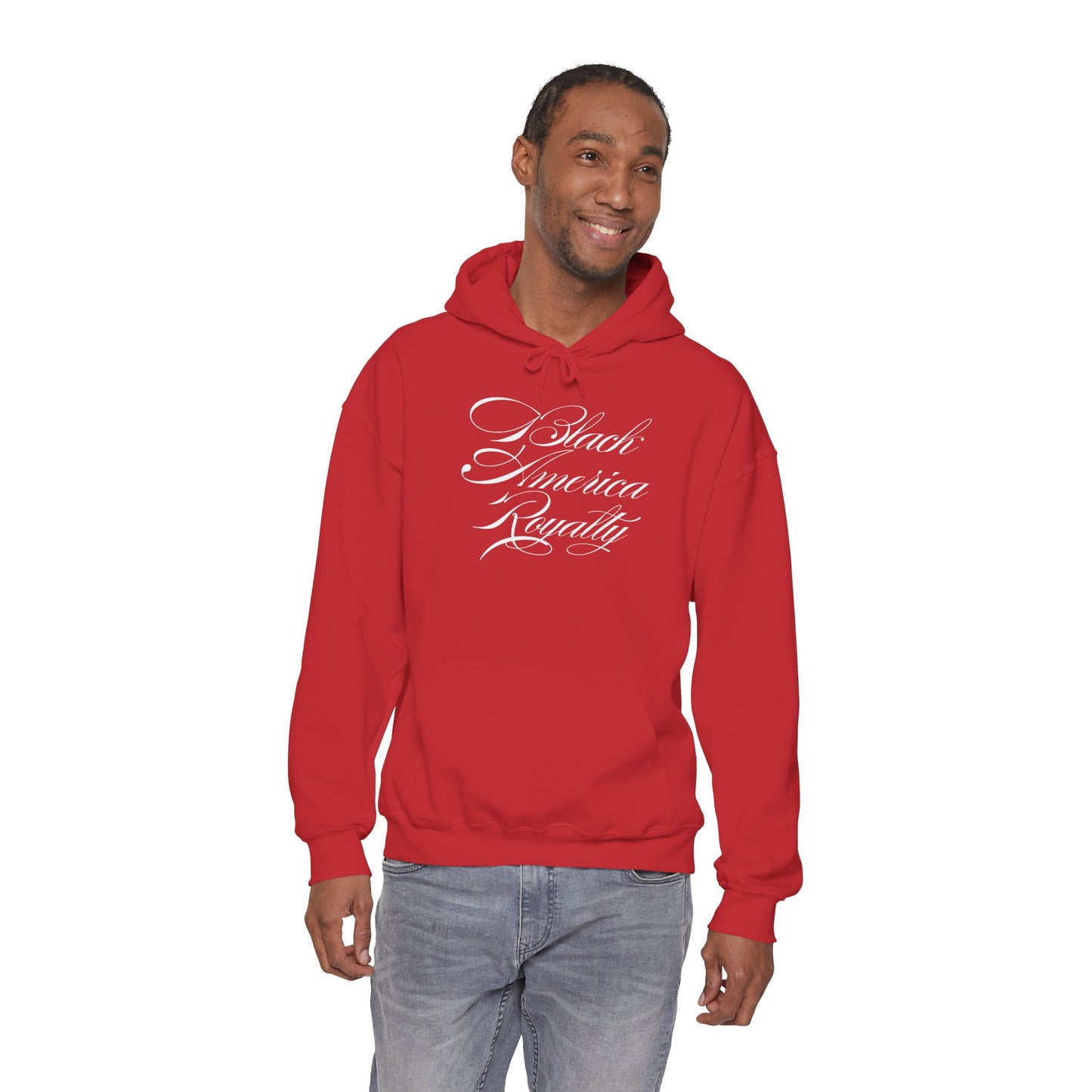 Black America Royalty Signature Pullover Hoodie – Premium Streetwear for Kings & Queens