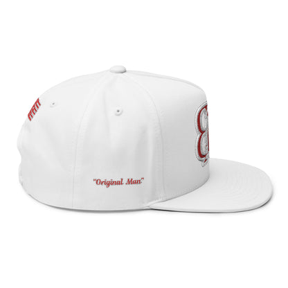 Snapback Mens Hat for Men Women Embroidered Streetwear Cap, Adjustable High-Profile 5-Panel Cotton Twill Hat