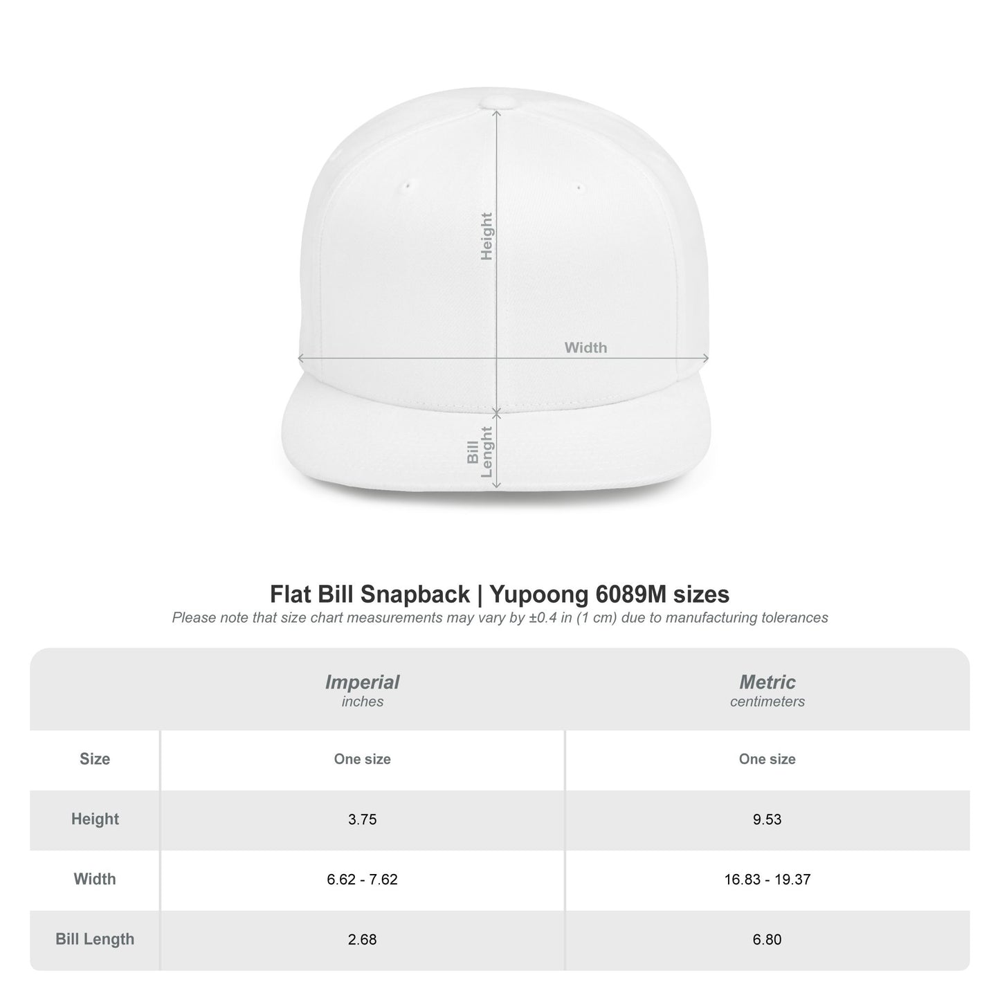 Snapback Hat — "Black America Royalty" Flat Bill Cap