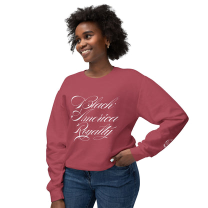 Black America Royalty Crewneck Sweatshirt – Premium Fitted Cultural Streetwear