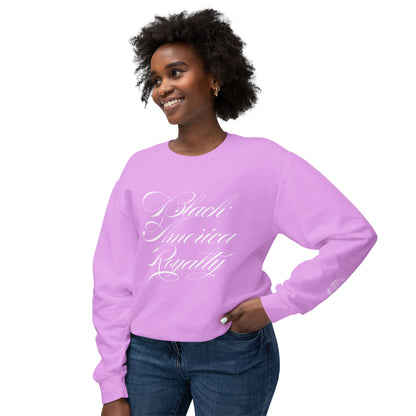 Black America Royalty Crewneck Sweatshirt – Premium Fitted Cultural Streetwear