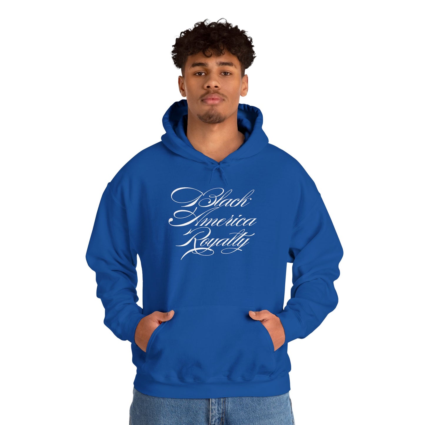 Black America Royalty Signature Pullover Hoodie – Premium Streetwear for Kings & Queens