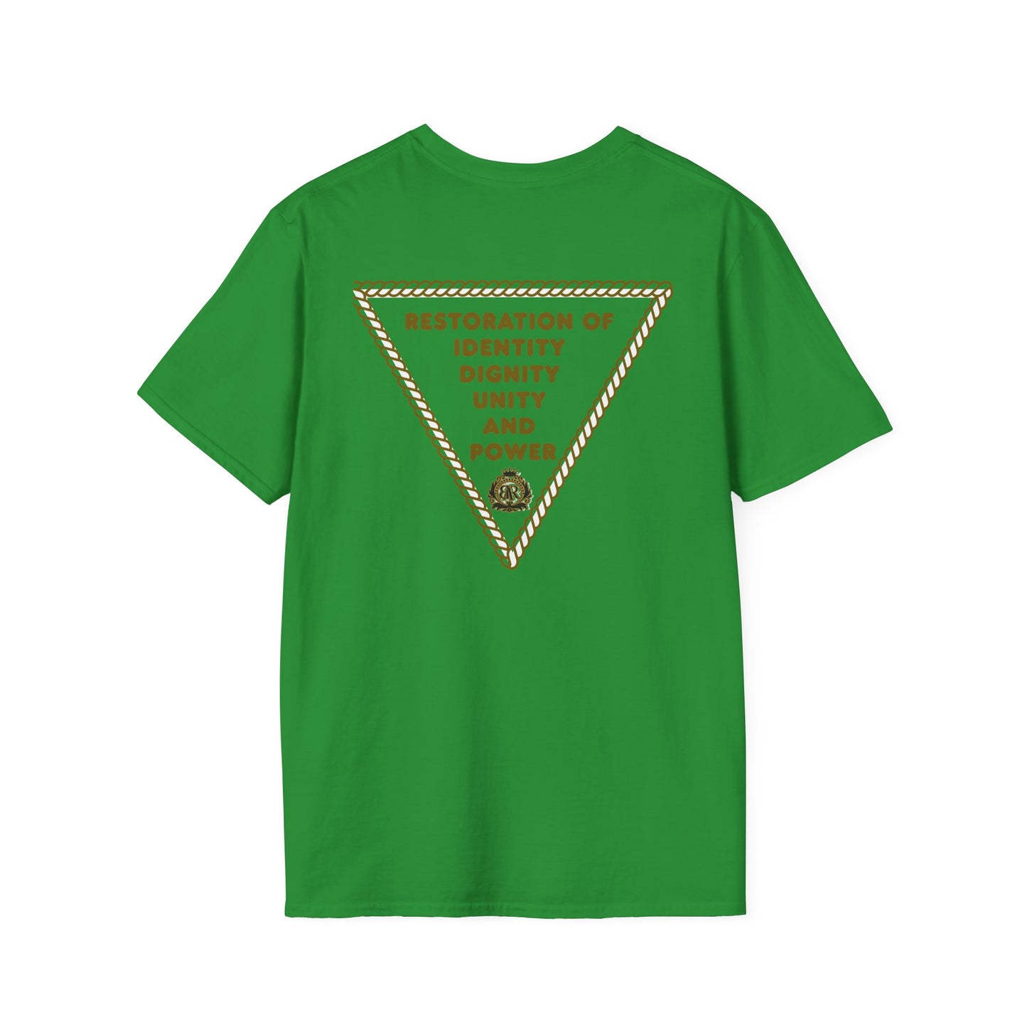 Black America Royalty T-Shirt — Restoration of Identity, Dignity, Unity and Power Tee