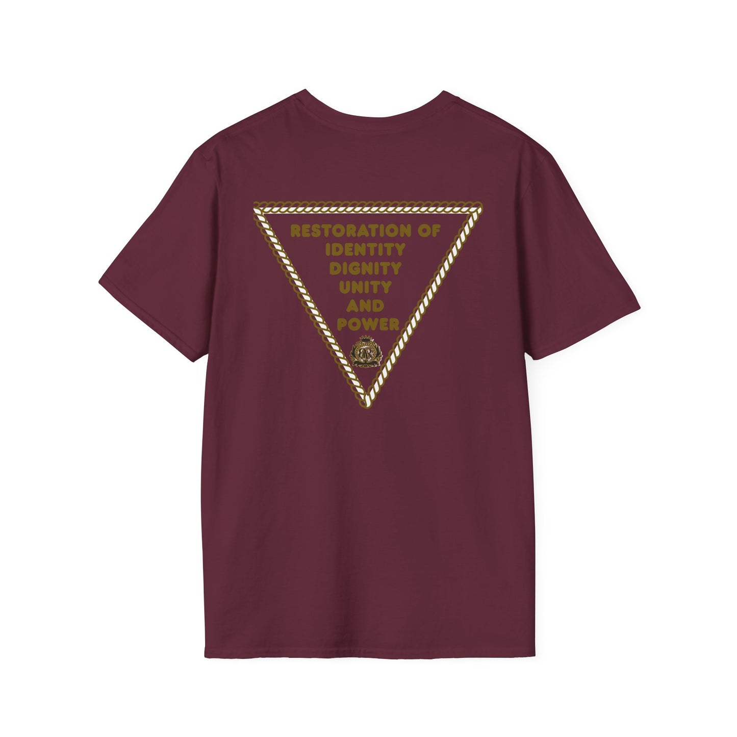 Black America Royalty T-Shirt — Restoration of Identity, Dignity, Unity and Power Tee