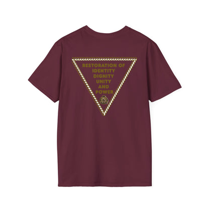 Black America Royalty T-Shirt — Restoration of Identity, Dignity, Unity and Power Tee