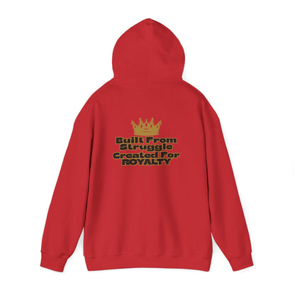 Black America Royalty Hoodie — "Built From Struggle, Created For Royalty" Pullover