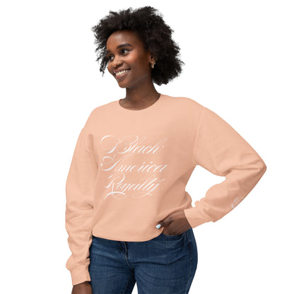 Black America Royalty Crewneck Sweatshirt – Premium Fitted Cultural Streetwear