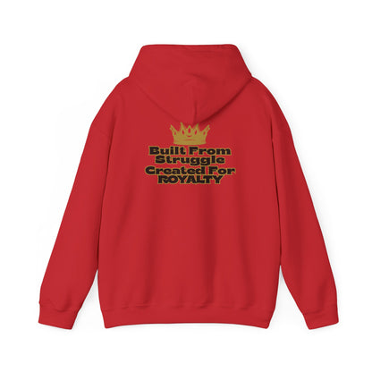 Black America Royalty Hoodie — "Built From Struggle, Created For Royalty" Pullover
