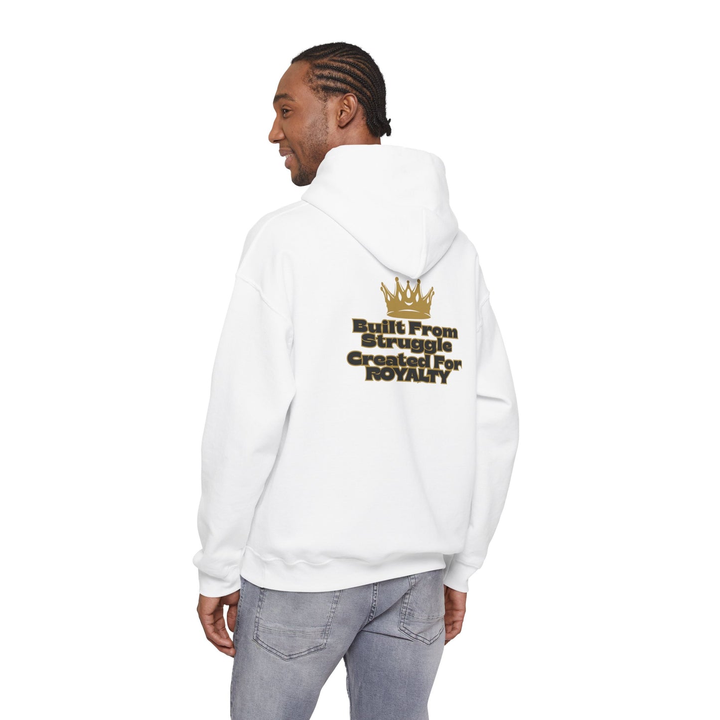 Black America Royalty Hoodie — "Built From Struggle, Created For Royalty" Pullover