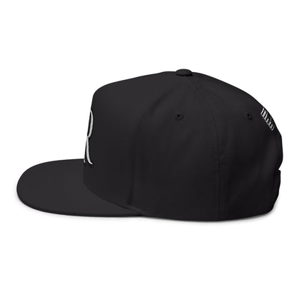 Black America Royalty Snapback Hat for Men Women Embroidered Streetwear Cap, Adjustable High-Profile 5-Panel Cotton Twill Hat