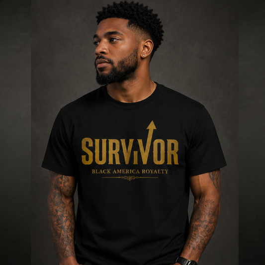 Black American Survivor Shirt
